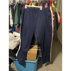 Size 3XLT- Polo Ralph Lauren Racing Stripe Sweatpants Blue